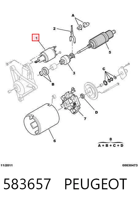 Comprar Solenoide de arranque Nissan Micra  K12 a bajo precio
