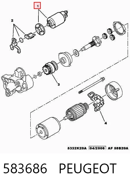 Solenoide arranque Citroen C3  (2009-2026)
