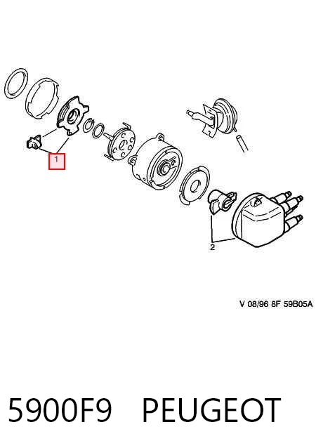 0237009604 Bosch Distribuidor de encendido