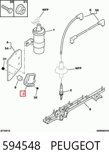 0221122003 Bosch Modulo encendido