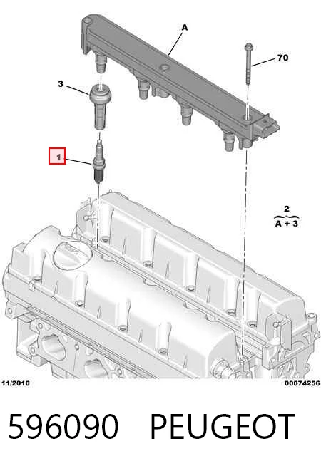 Bujía de ignición para Citroen C4 GRAND PICASSO I UA