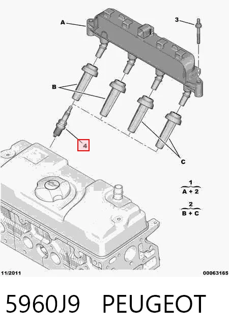 5960J9 Peugeot/Citroen