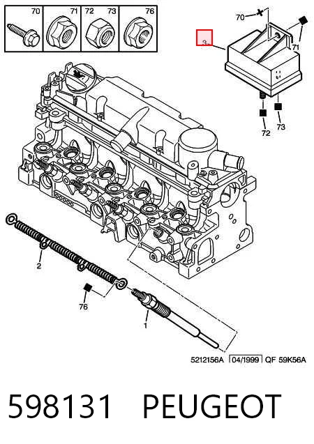 598131 Peugeot/Citroen
