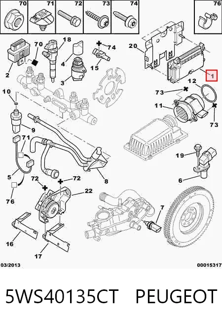 Centralina Del Motor para Citroen Xsara Picasso N68