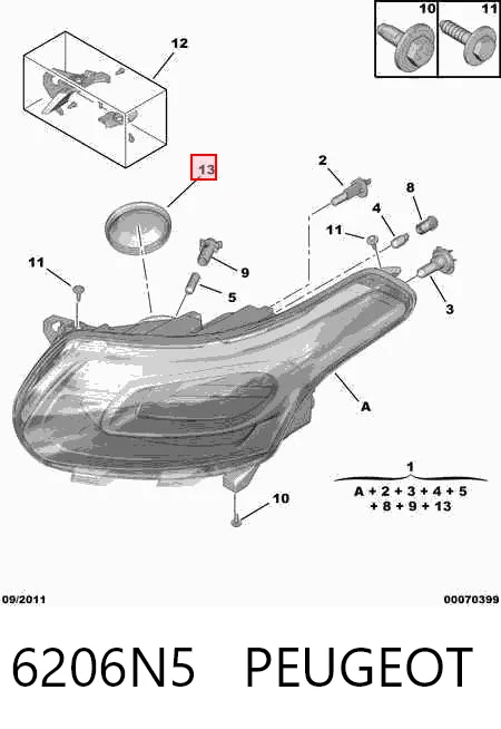 Comprar Faro delantero derecho C3  SH