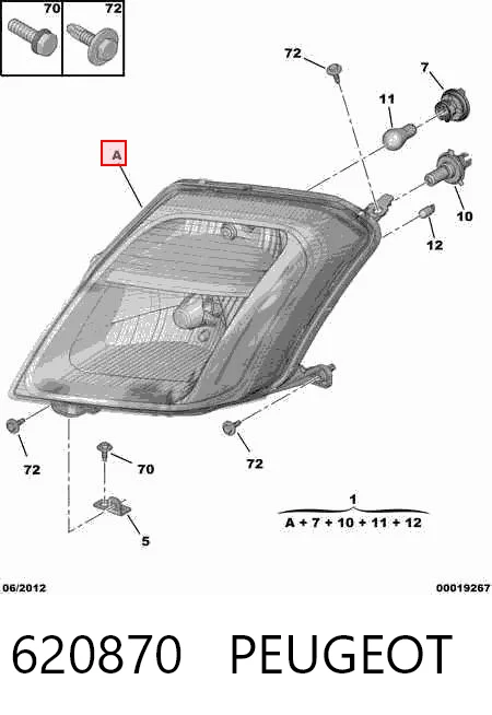 Faro Citroen C2 hatchback (JM) (2003 - 2008) precio, desde 81,31 EUR