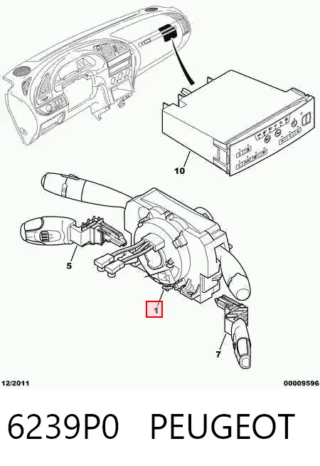 Interruptor de la columna de dirección completo Citroen C5 AIRCROSS SUV (2018 - 2026) precio, desde 44,95 EUR