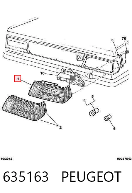82069 VALEO Piloto trasero derecho