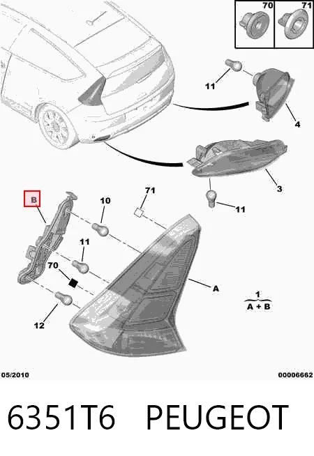 Comprar Piloto trasero derecho Citroen C4 I LA