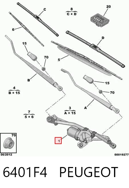 6401F4 Peugeot/Citroen
