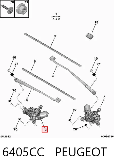 6405CC Peugeot/Citroen