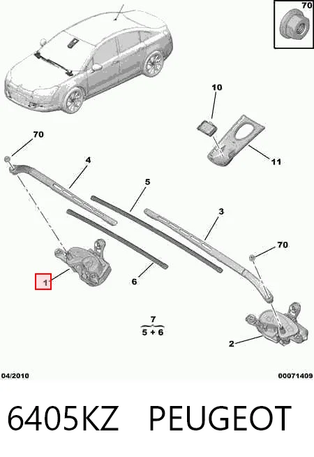 582659 VALEO Motor limpiaparabrisas delantero derecho