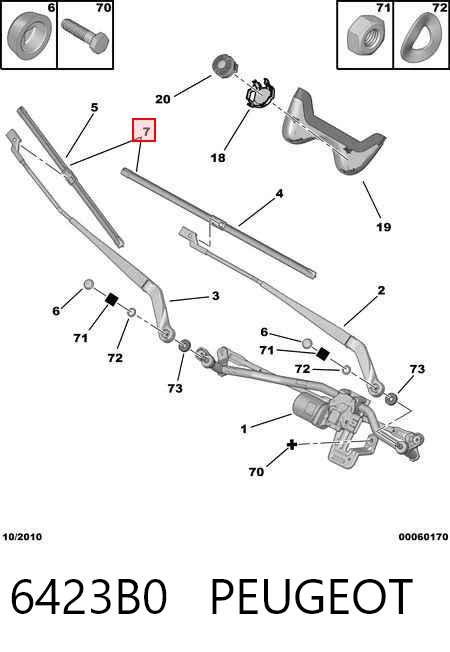 6423B0 PEUGEOT