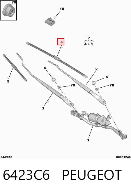 Comprar Juego de escobillas limpiaparabrisas delanteras, 2 piezas Renault Laguna III BT0, BT1 a bajo precio
