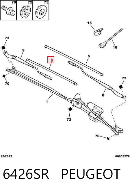 Escobillas delanteras Citroen C4  desde 27,95 €