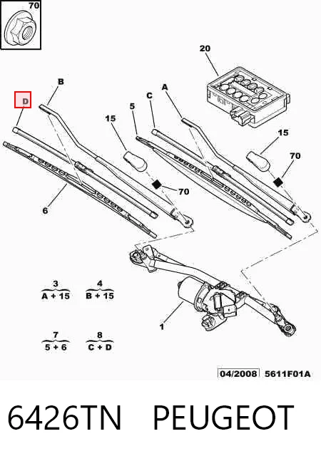 Escobillas de limpiaparabrisas delanteras Punto II hatchback (1999-2012) original desde 25,58 €
