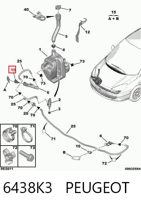 6438K3 Peugeot/Citroen