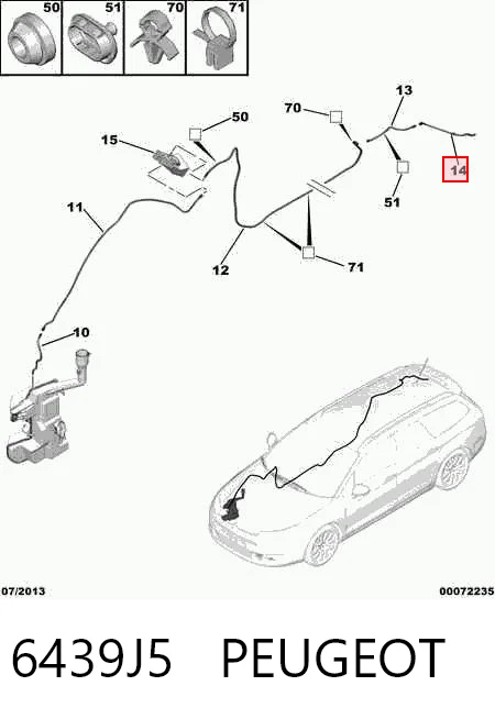 6439J5 Peugeot/Citroen