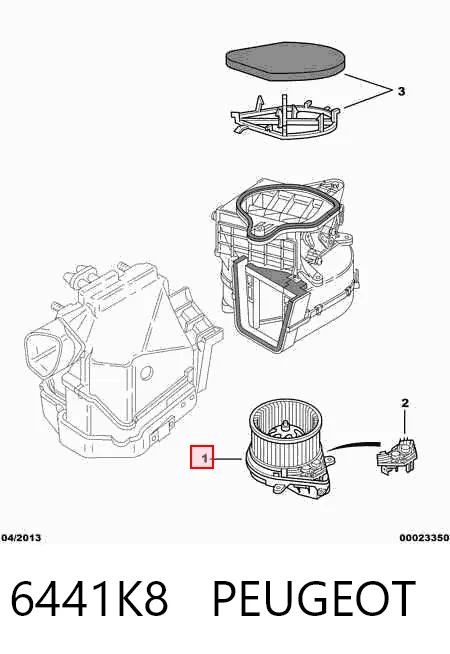 Ventilador habitáculo 5706NU2 Polcar