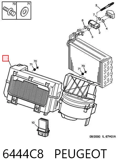 Comprar Evaporador de aire acondicionado Peugeot 406  8B