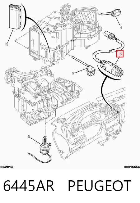 Comprar Sensor de temperatura del aire interior Citroen Xsara N68 a bajo precio