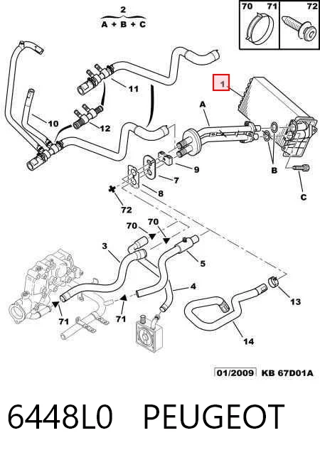 6448L0 Peugeot/Citroen