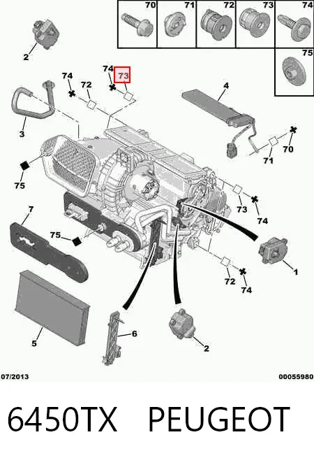 6450TX Peugeot/Citroen