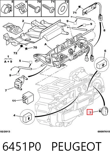 Comprar Módulo de modos de calefacción/aire acondicionado Citroen Jumper  230L a bajo precio