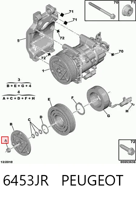 6453JR Peugeot/Citroen