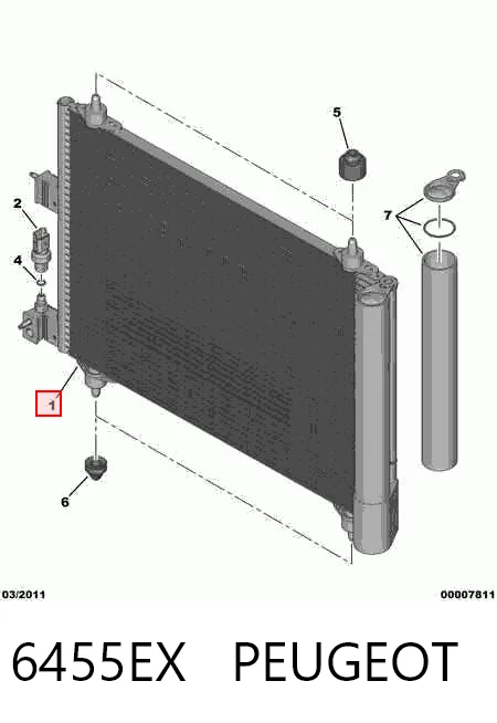 Aire acondicionado capacitor Peugeot Partner I desde 56,78 €