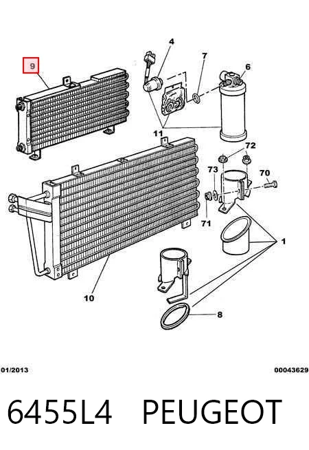 Comprar Condensador de aire acondicionado Peugeot 205 I 741A, C a bajo precio