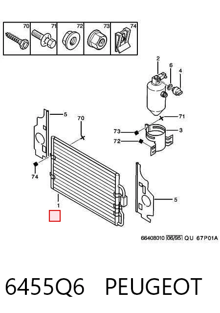 Comprar Condensador de aire acondicionado Scudo  220L