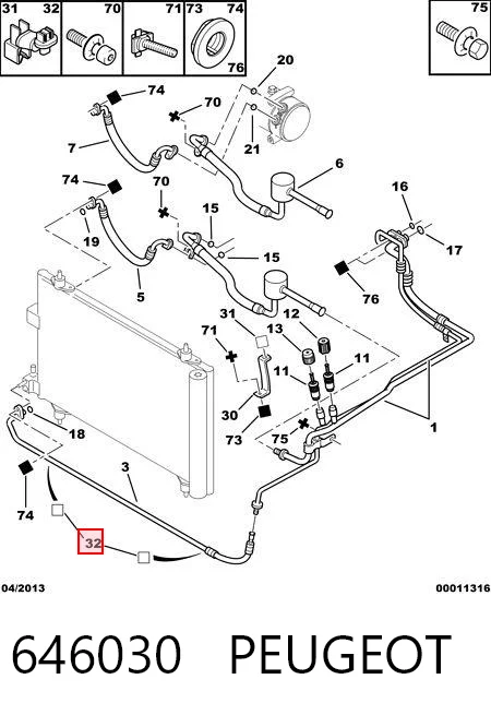 Capó para Citroen ZX N2