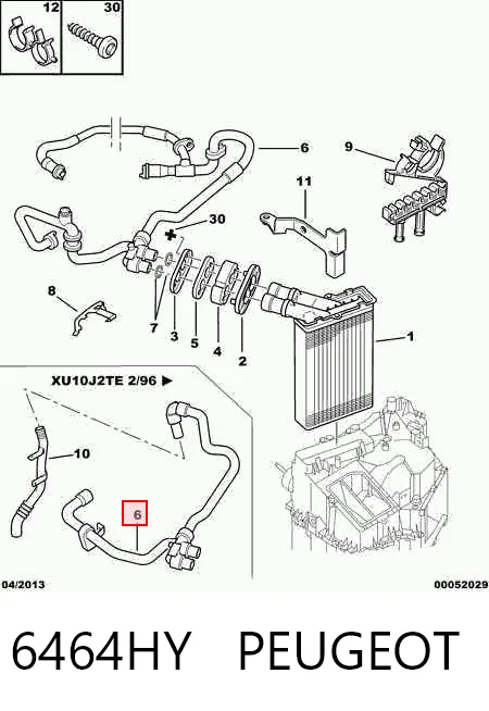 6464HY Peugeot/Citroen