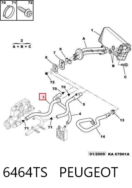 6464TS Peugeot/Citroen