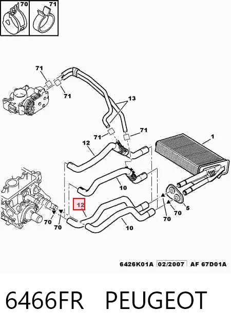 6466FR Peugeot/Citroen