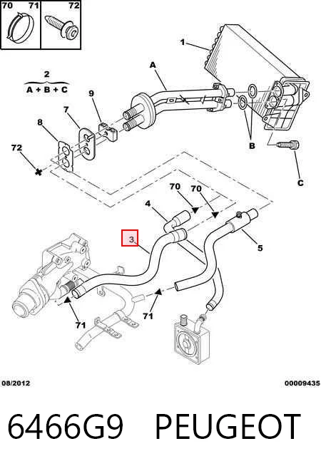 6466G9 Peugeot/Citroen