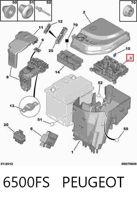 Comprar Caja de fusibles Citroen Berlingo  B9 a bajo precio