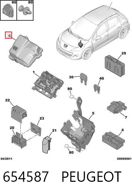 654587 Peugeot/Citroen