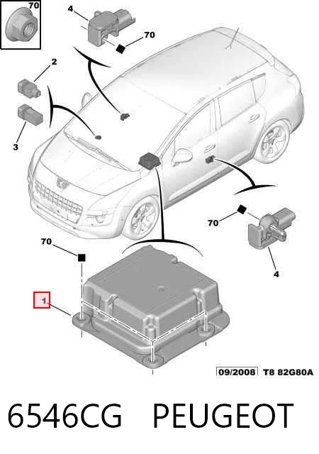 6546CG Peugeot/Citroen