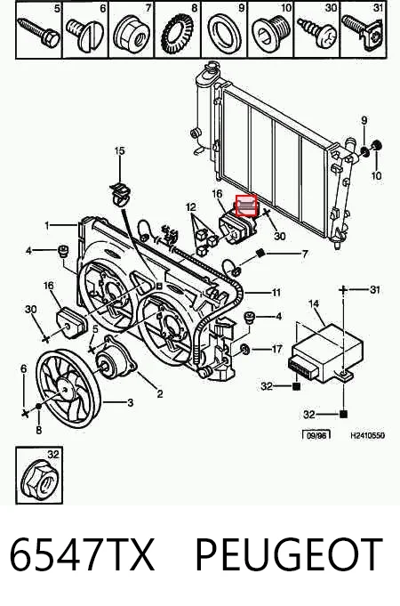 Relé ventilador 655565 Renault (RVI)