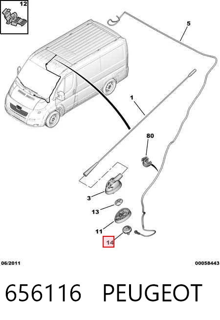 656116 Peugeot/Citroen