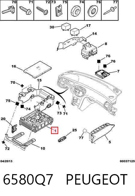 Comprar Caja de fusibles Peugeot 607  9D, 9U a bajo precio