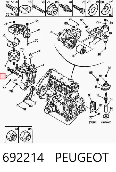 692214 Peugeot/Citroen