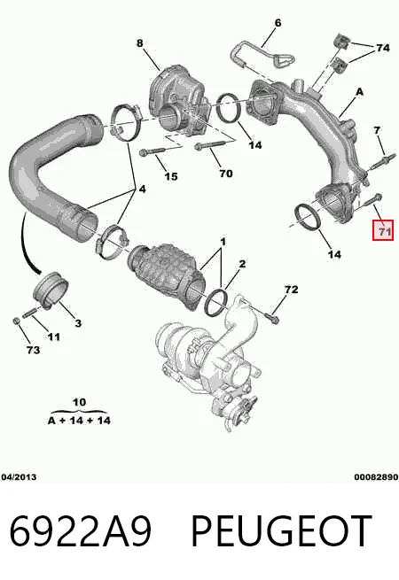6922A9 Peugeot/Citroen