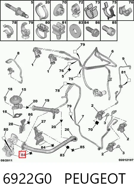 6922G0 Peugeot/Citroen