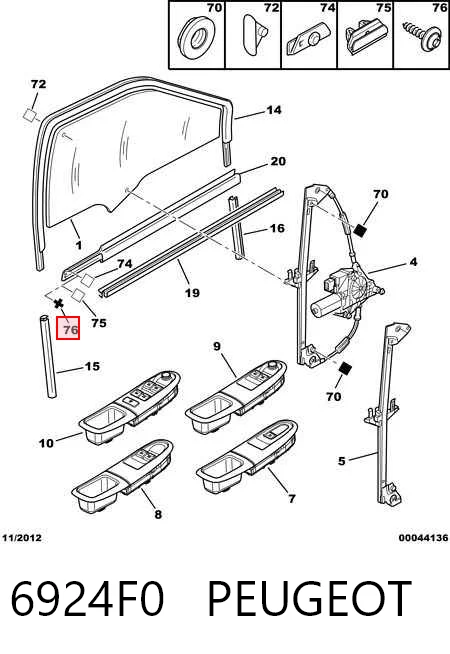 6924F0 Peugeot/Citroen