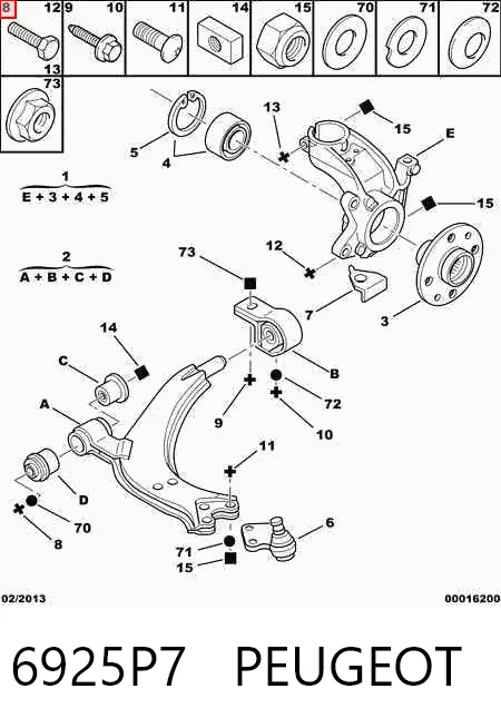 6925P7 Peugeot/Citroen