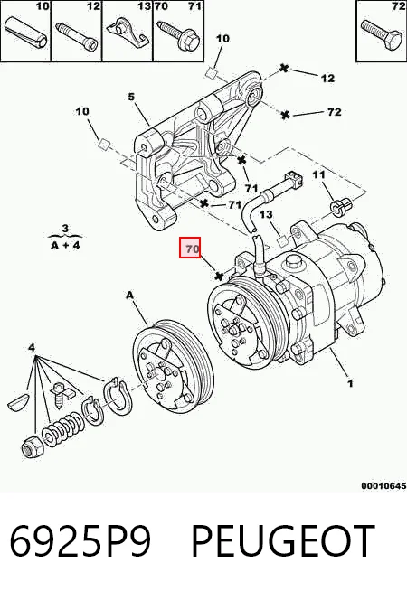 6925P9 Peugeot/Citroen