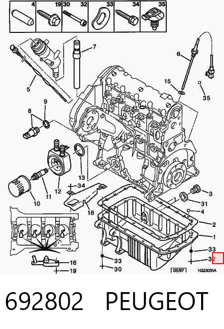 692802 Peugeot/Citroen